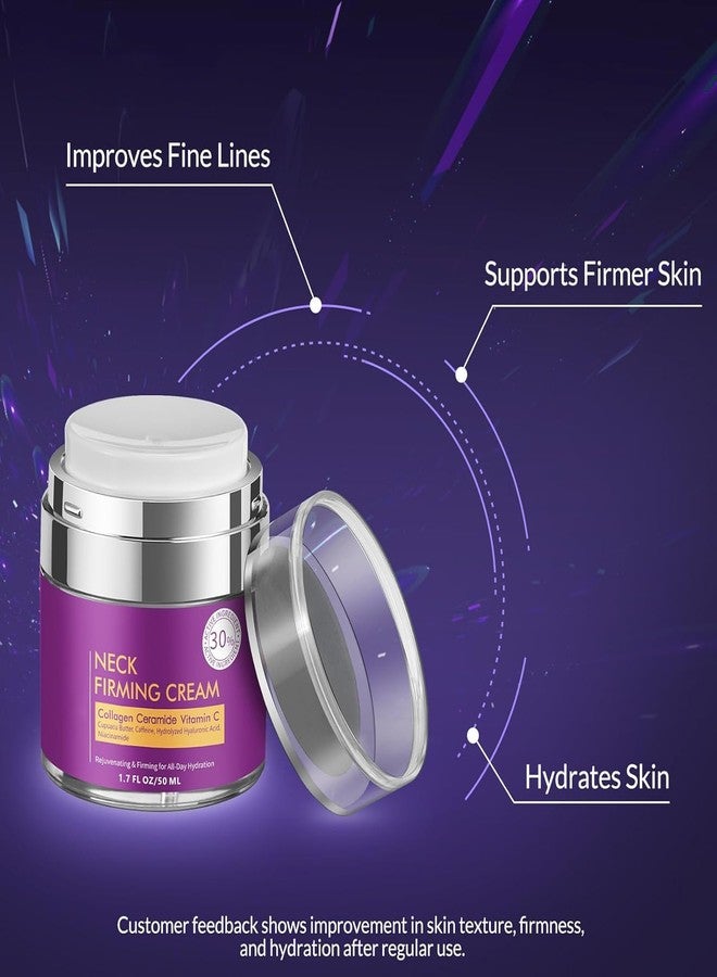 YTDB Neck Cream for Tightening and Firming, Fast-Absorbing Anti-Aging Neck & Face Cream with Collagen & Peptides, Visible Results in Days, Daily Moisturizing for Neck, Face & Chest, 1.7 Fl Oz - Image 2