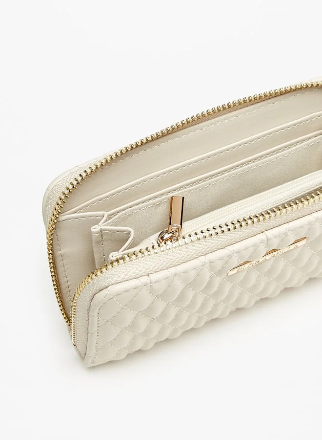 فلورا بيلا من شو إكسبرس Women's Quilted Zip Around Wallet