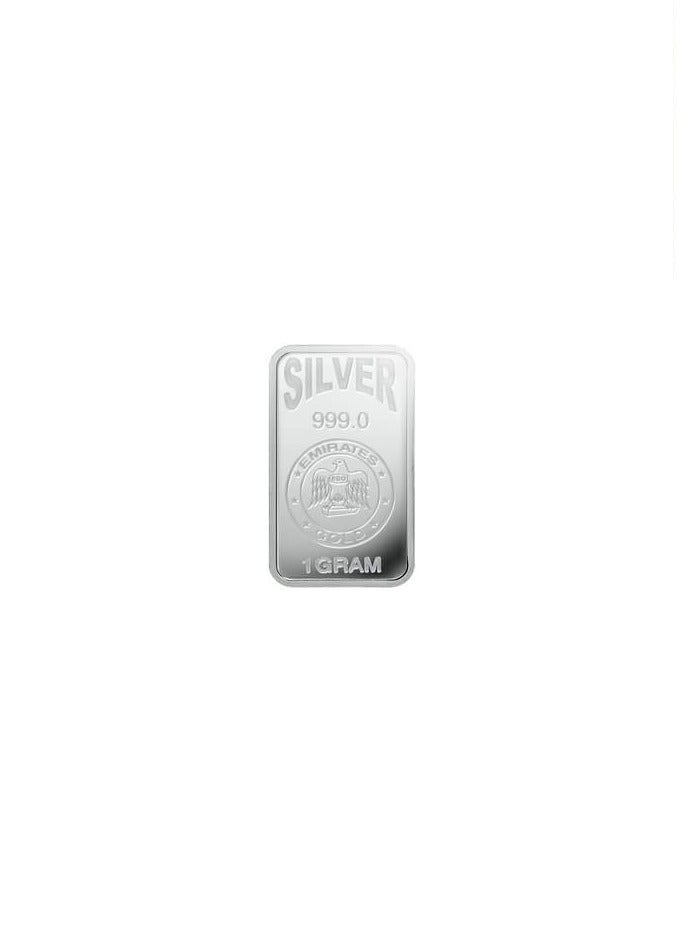 Emirates Gold Emirates | 1g Pure Silver Bar 999 - 1 Gram  - Image 3