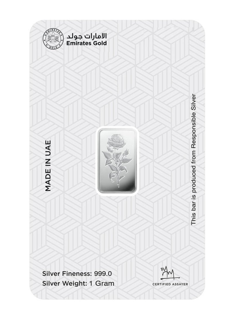 Emirates Gold Emirates | 1g Pure Silver Bar 999 - 1 Gram  - Image 2