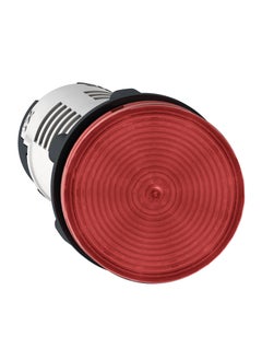 Monolithic pilot light, plastic, red
