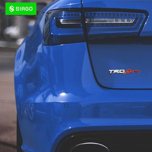 SIAGO SIA306 Premium TrdSports Metal Car Sticker - Durable & Stylish Auto Emblem for Vehicles - Customizable Designs - Easy Installation - Weather-Resistant & Long-Lasting - Image 5