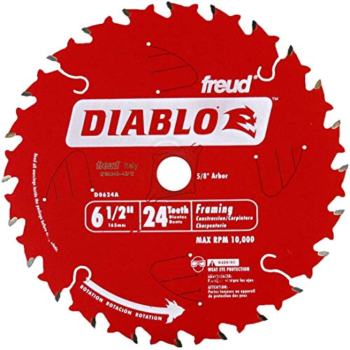 Diablo Freud D0624A Diablo 6-1/2-inch 24T ATB Perma-Shield Framing Saw Blades, 10-Pack - Image 3