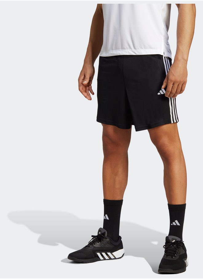 Adidas Train Essentials Piqué 3-Stripes Training Shorts  - Image 1