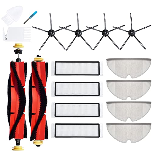 LOVECO Replacement Parts Kit Compatible for Roborock S5 S5 Max S6 MaxV S6 Pure E20 E25 E35  Sweeping and Mopping Robotic