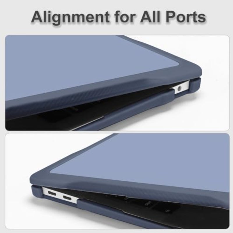 Compatible with MacBook Air 13 inch Case 2022 2021 2020 2019 2018 A2337 M1 A2179 A1932, Soft TPU Bumper Anti-Fingerprint Plastic Hard CaseKeyboard Cover for MacBook Air 13.3 - Image 3