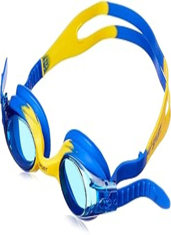 Spurt SPURT Swimming Goggles with Blue Lenses SIL-20AFJ Blue and Yellow 
