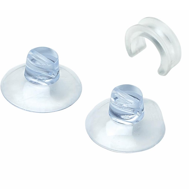Better Houseware Shower Caddy Connectors Suction Cups Professional Strength Large Suction Cups for Bathroom 3Piece Set Easy to Attach Transparent Multifunctional Design
