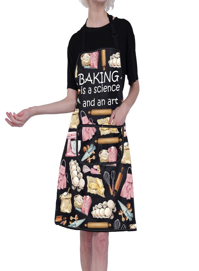 BNQL Baking Apron Baking Gifts for Bakers Pastry Chef Gifts Baking Lover Gifts Baking Is a Science And An Art Cooking Aprons - Image 5