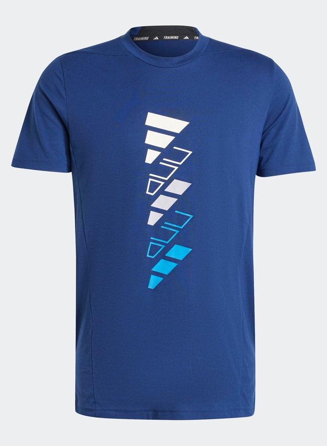 Adidas AEROREADY Designed for Training Logo Graphic T-Shirt - Image 1