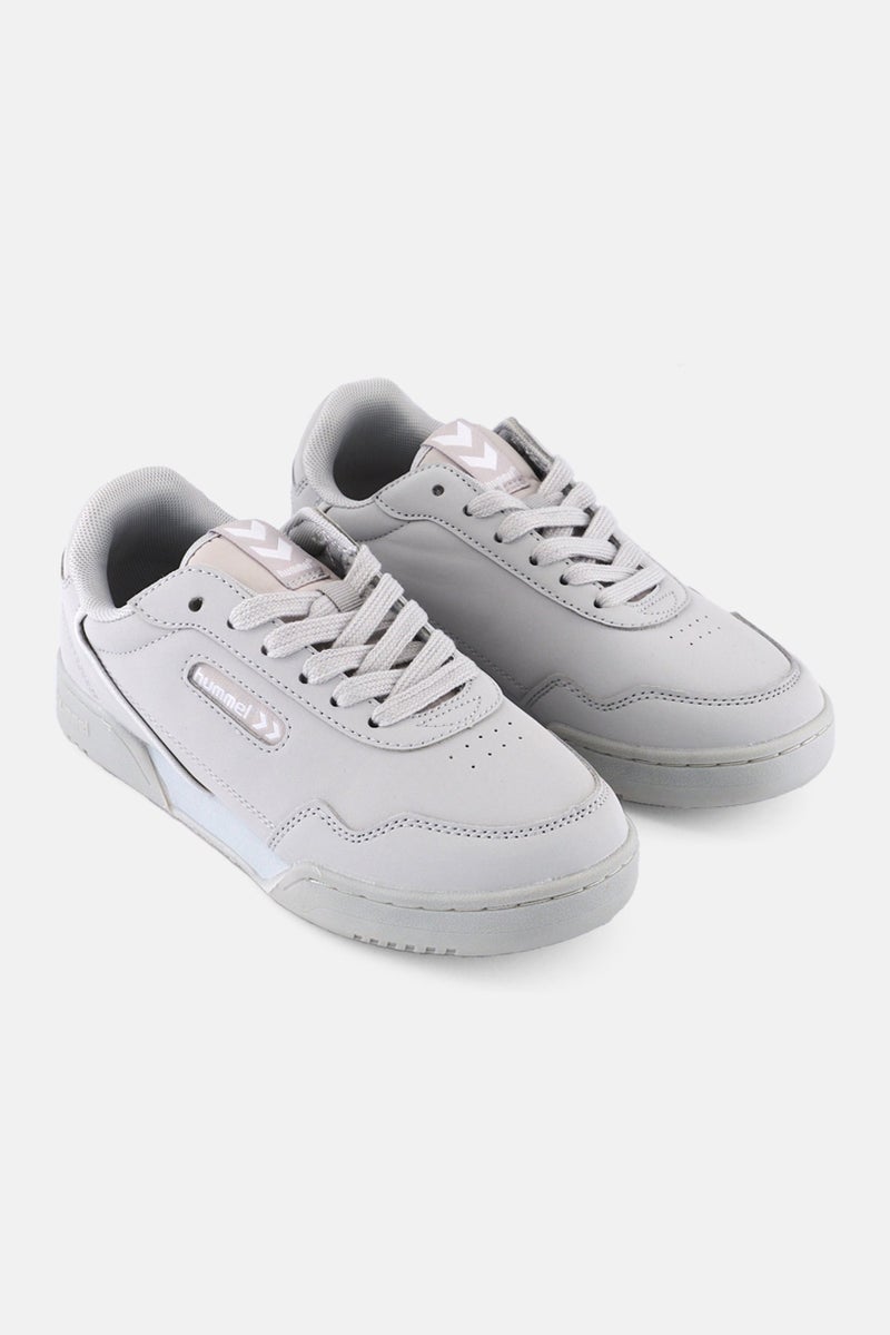 Hummel Kids Girl Forli Tonal Lace Up Outdoor Shoes, Grey - Image 1