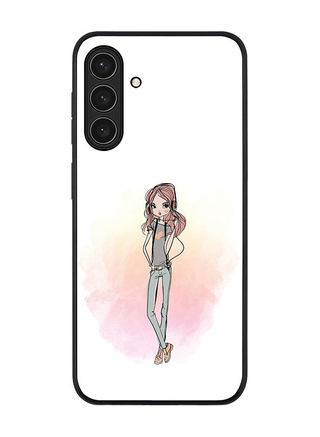 Stylizedd For Samsung Galaxy A26 5G Case,Slim fit Camera Protection, Shockproof Thin Phone cover  - Girl Next Door - Image 1