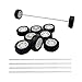URIMPAVIDO 10PCS Small Toy Car Wheels 20mm Rubber Tire with 5PCS Shaft Round Axles for for DIY Model Toy RC Car Accessories 2X20MM - Image 2