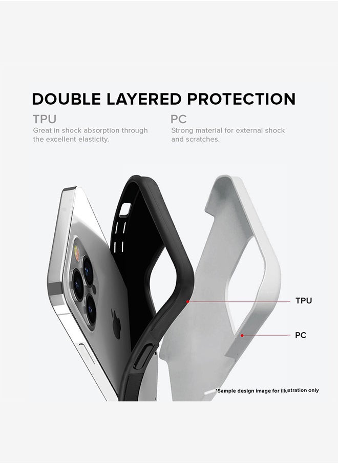 Stylizedd - Tough Pro Case for iPhone 15 Pro Dual Layer Hybrid PC TPU Customized Mobile Cover Matte Finish Phone Case - Digital Camo - Image 1