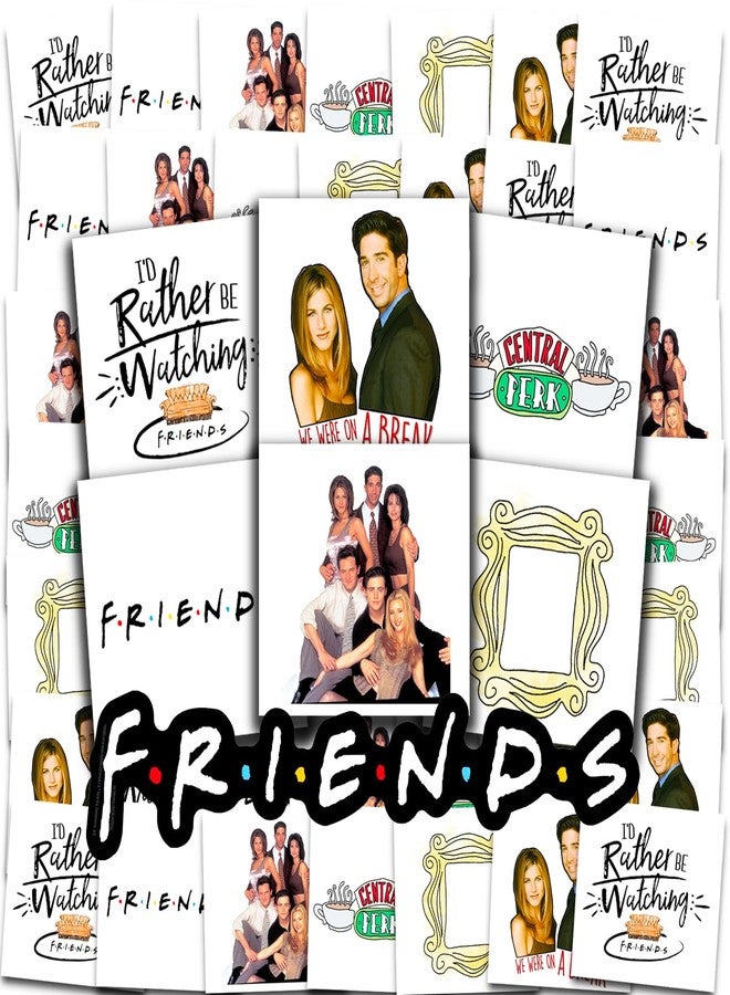 Friends Tattoos for Kids Party Favors Bundle - 72 Pc Individual Tattoos - Image 1