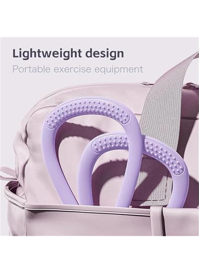 Generic - Figure 8 Resistance Silicone Tension Band with Handles for Women/Men, Fitness Band for Arm/Back/Chest/Shoulder/Legs/Yoga Stretching Exercise, Suitable for Home/Gym Workout - Image 1