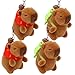 WUEURU 4 Pcs Capybara Plush Keychain ToyCapybara Stuffed Animals Toy 4 Cute Capybara Plush Toy Doll Key Chain for Party Graduation Gifts Birthday Mothers Day Gift - Image 3