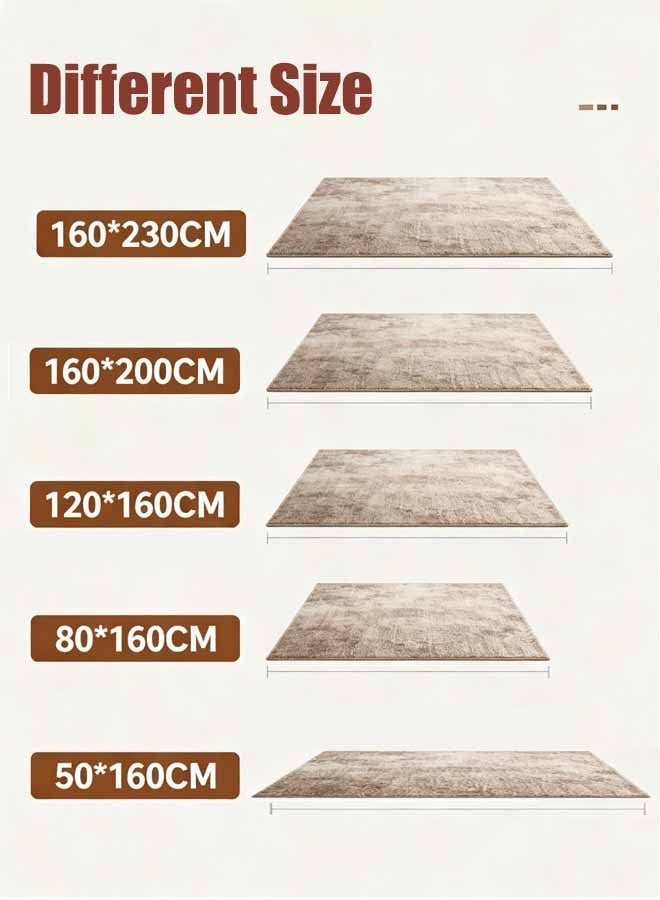 Optico Super Soft Rugs Fluffy Carpets Tie-Dye Rugs for Living Room Bedroom Girls Kids Room Nursery Home Decor Non-Slip Machine Washable Carpet - Image 3