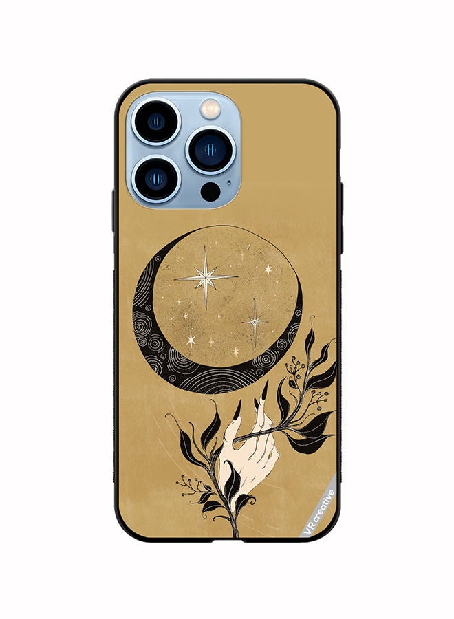 VR CREATIVE Protective Case Cover For Apple iPhone 13 Pro Witch Hand Moon Design Multicolour - Image 1