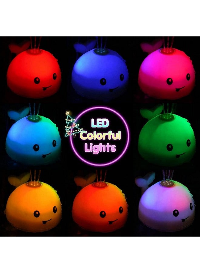 Gigilli Light Up Whale Bath Toys Sprinkler for Babies 6-12 12-18 Months or Kids Ages 1-3 2-4, Water Pool Bathtub Rechargeable Infant Toddler Bath Toys for 1 Year Old Boys Girls 1st Birthday Gifts - Image 5