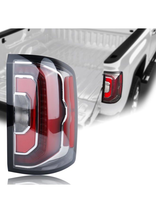 Duolctrams Factory Style LED Tail Light Rear Lamp Assembly Compatible with 2016-2018 GMC Sierra-1500/GMC Denali-1500 Right Passenger Side 84365931 GM2801295 - Image 1