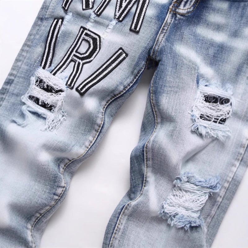 Unisex Casual Daily Denim Jeans - Image 5