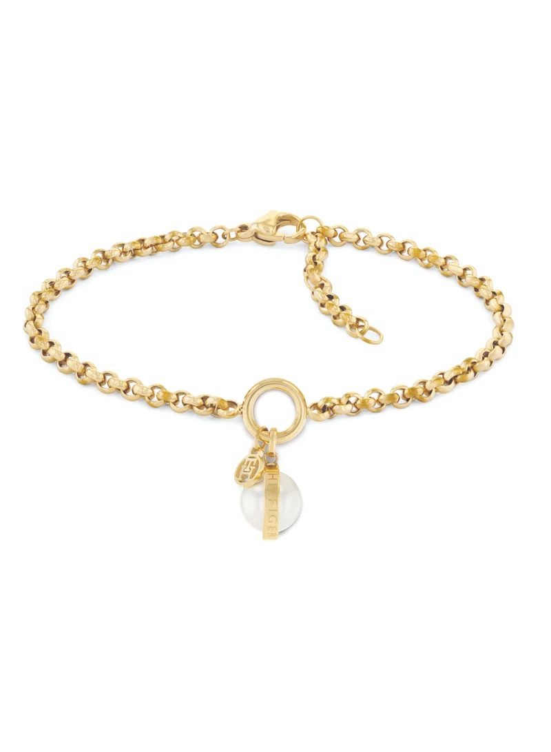 تومي هيلفيغر Tommy Hilfiger Women's Gold Chain Bracelets - 2780765
