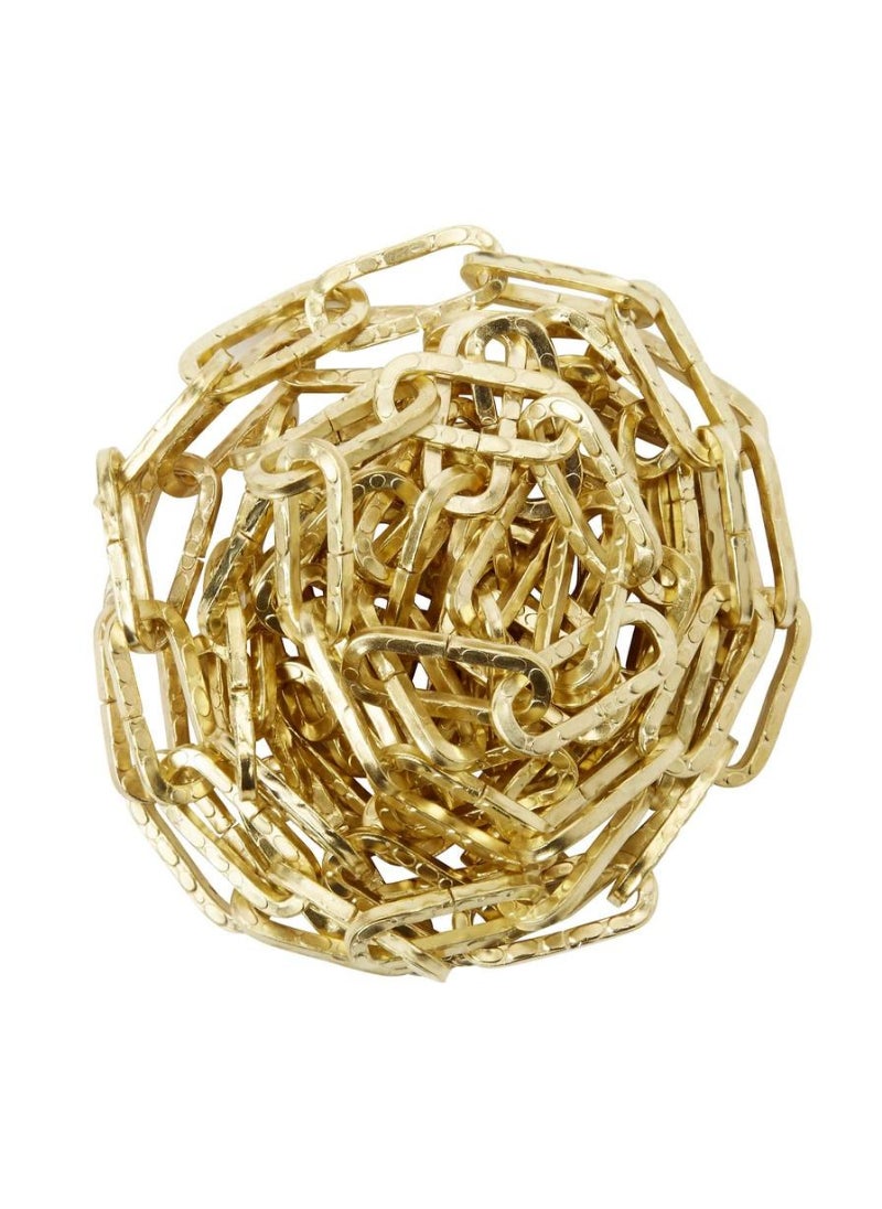 ACE - Diall Brass-Plated Steel Decorative Signalling Chain 2mm x 1.5m - Image 1