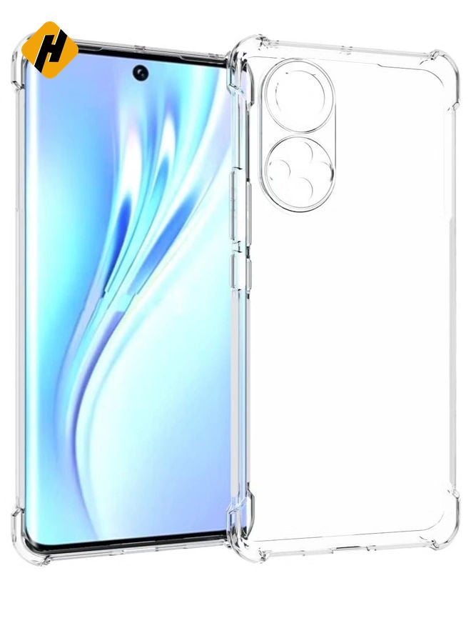 HuHa Huawei Nova 9 / Honor 50 5G Case Cover Back Air Cushion Soft Silicone Shockproof Anti-Scratch Protective Bumper Shell Corner  - Image 1