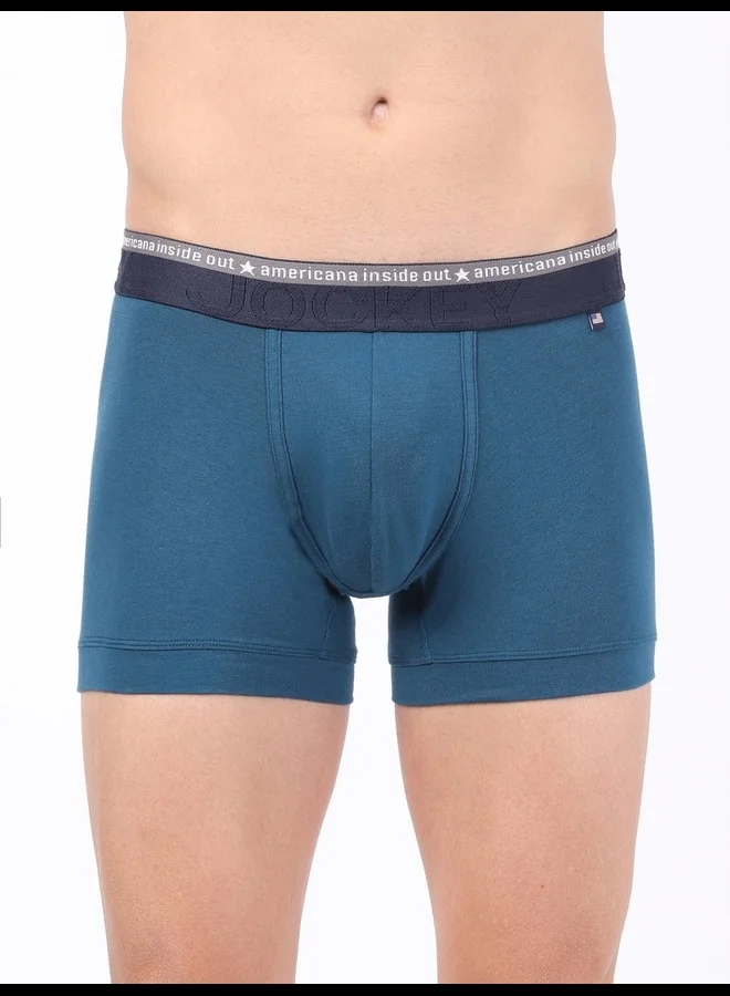 JOCKEY ockey US60 Men's Super Combed Cotton Elastane Stretch Solid Trunk with Ultrasoft Waistband