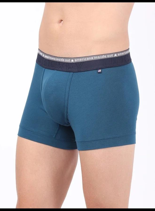 JOCKEY ockey US60 Men's Super Combed Cotton Elastane Stretch Solid Trunk with Ultrasoft Waistband