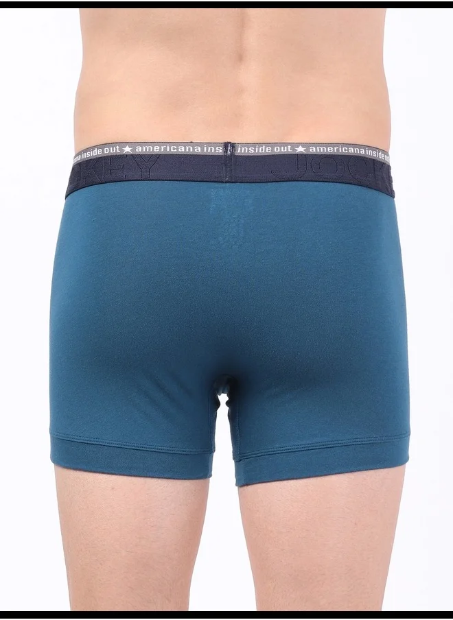 جوكي ockey US60 Men's Super Combed Cotton Elastane Stretch Solid Trunk with Ultrasoft Waistband