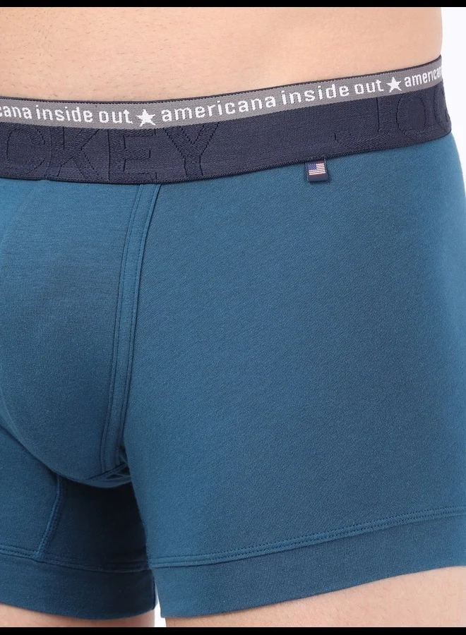 JOCKEY ockey US60 Men's Super Combed Cotton Elastane Stretch Solid Trunk with Ultrasoft Waistband