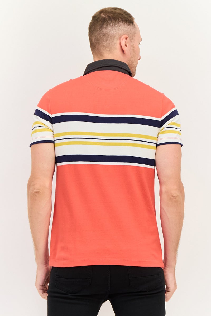 Levi's قمصان بولو قصيرة الأكمام للرجال بتصميم عادي مخطط، متعددة الألوان - Image 4