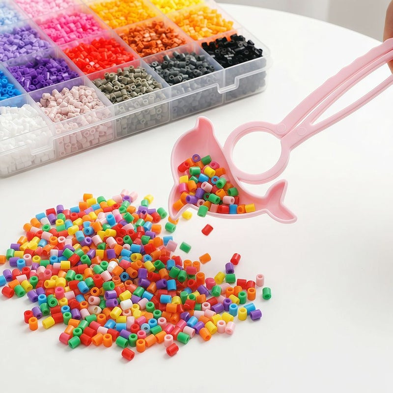 12013pcs 2.6mm Melting Beads Set Rabbit Frog Penguin Squirrel Fuse Beads Making Kit - Image 5