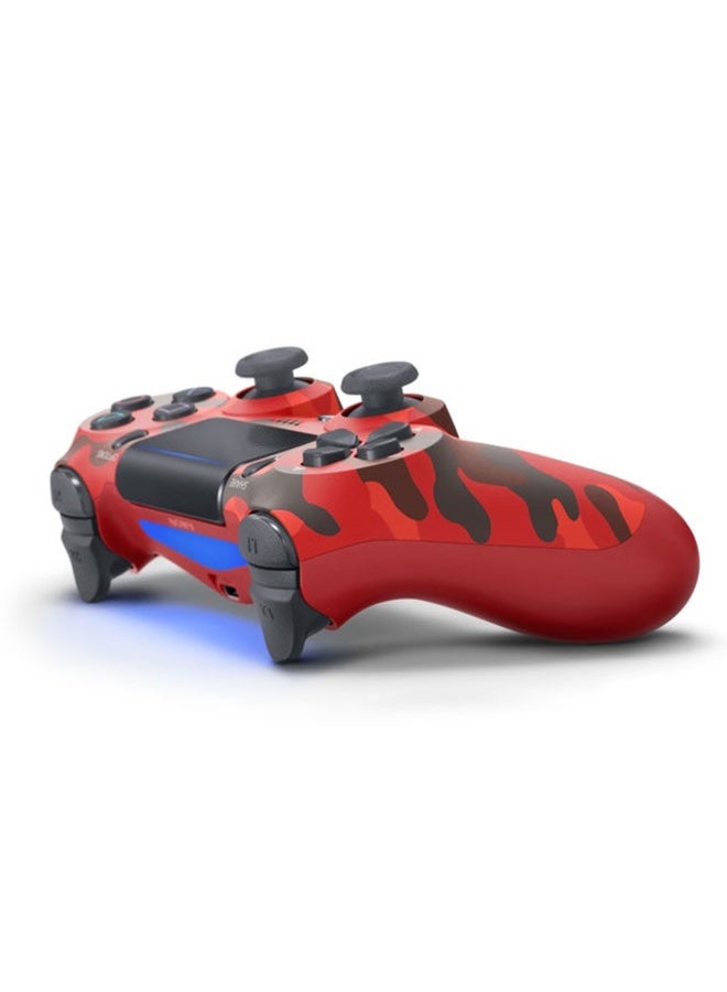 ميكرو ديجيت وحدة تحكم ألعاب لاسلكية متوافقة مع DualShock 4 من Microdigit بتصميم مموه أحمر مع اهتزاز ولوحة لمس - Image 3