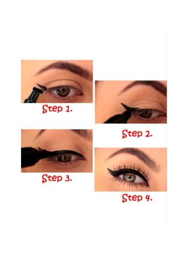 Handaiyan Double Head Seal Stamp Eyeliner Black - Image 4