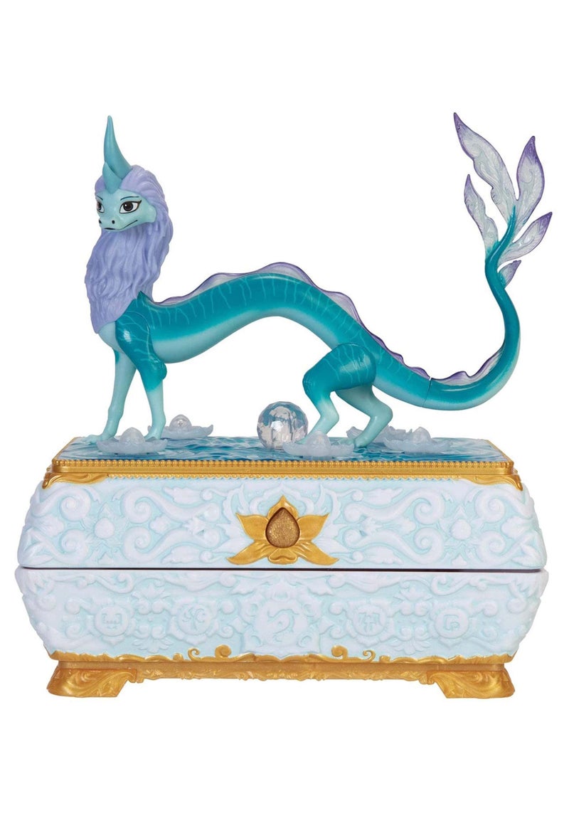 Disney Raya and The Last Dragon Sisu Dragon Chest Jewelry Box Features Color Changing Lights & Music - Image 1