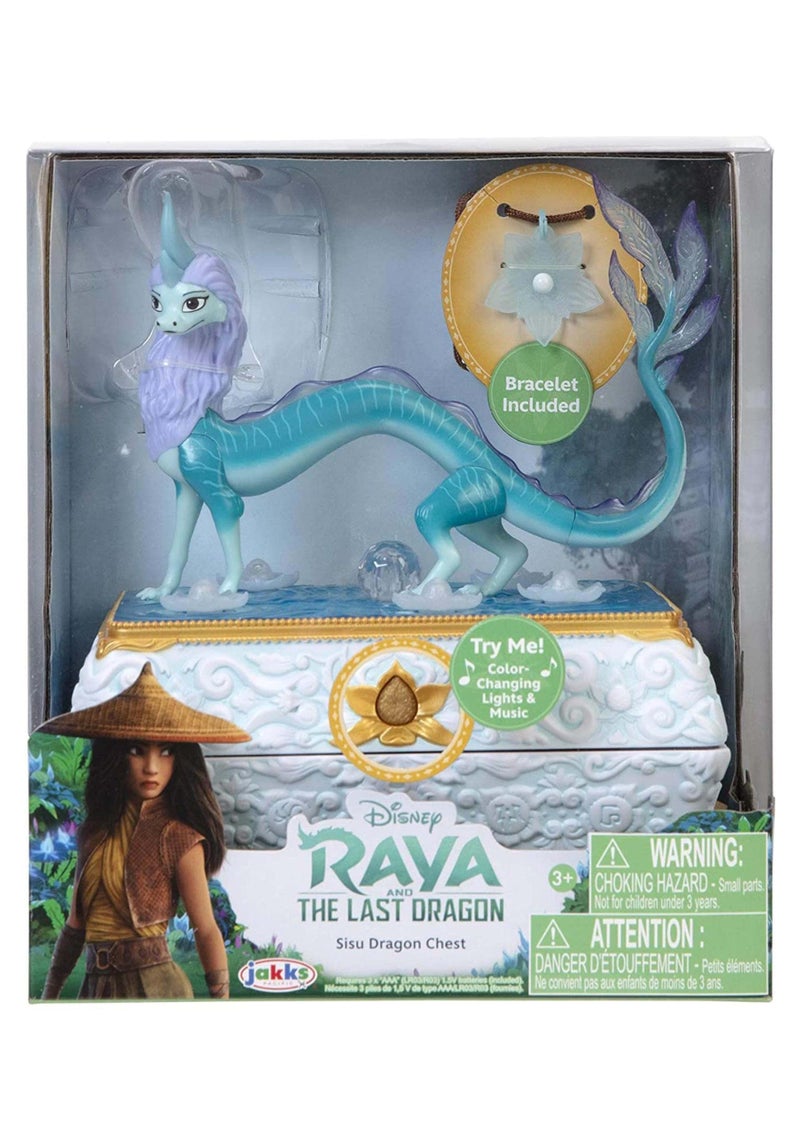 Disney Raya and The Last Dragon Sisu Dragon Chest Jewelry Box Features Color Changing Lights & Music - Image 5
