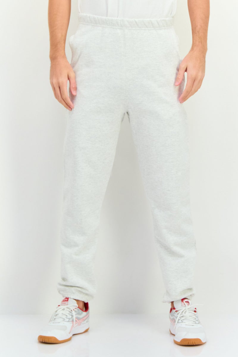 Champion Men Sportswear Fit Running Sweatpants, Light Grey - Image 1