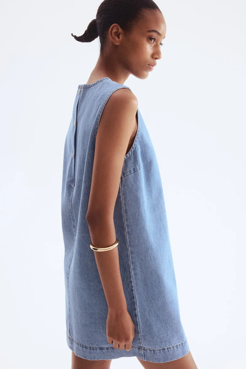 H&M Denim shift dress
