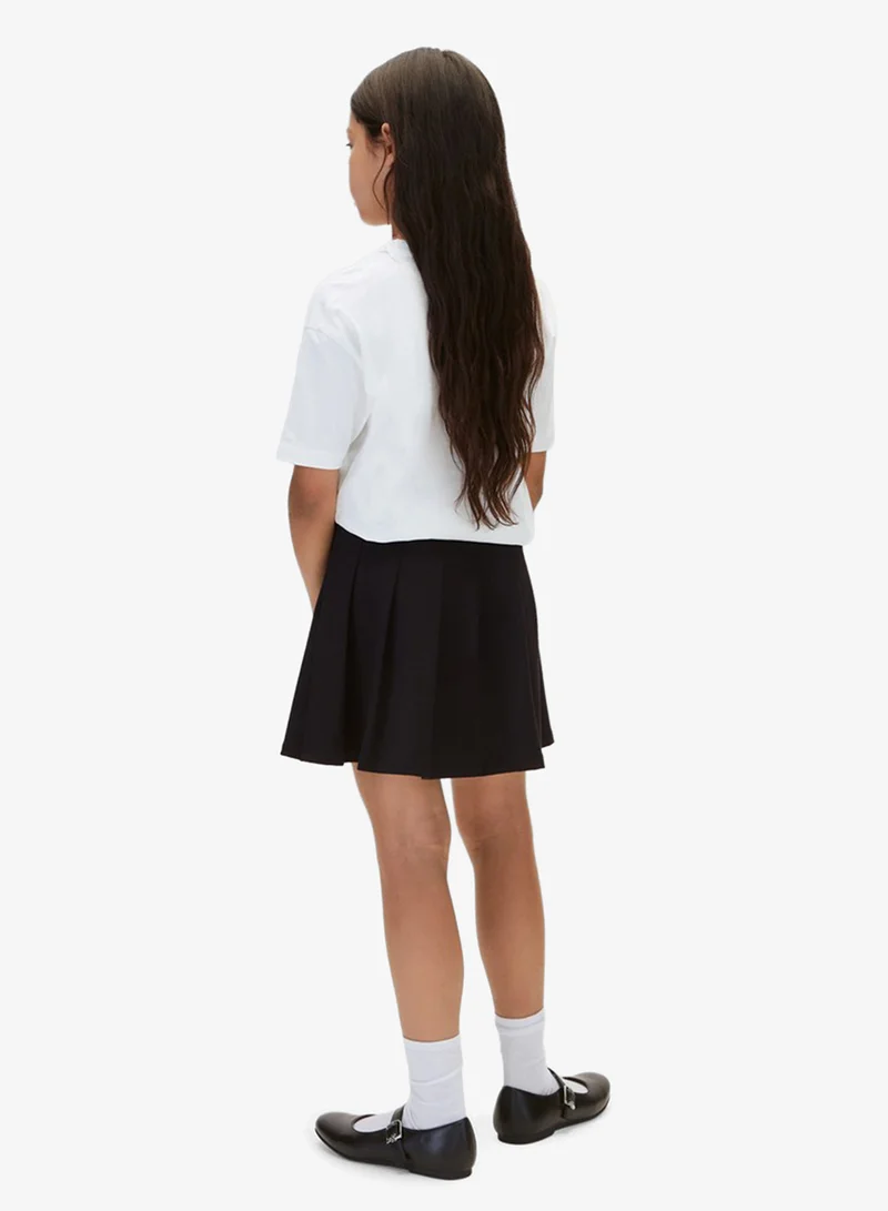 Calvin Klein Jeans Kids' Punto Milano Pleated Skirt
