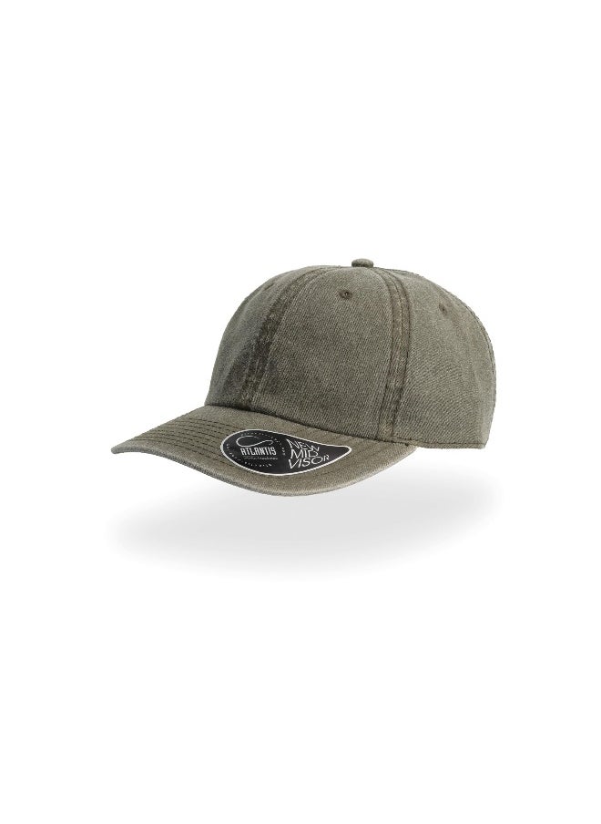 Atlantis Digg Cap - Vintage-Inspired Mid-Visor Hat In 100 Cotton For Outdoor And Casual Hipster Style  - Image 3