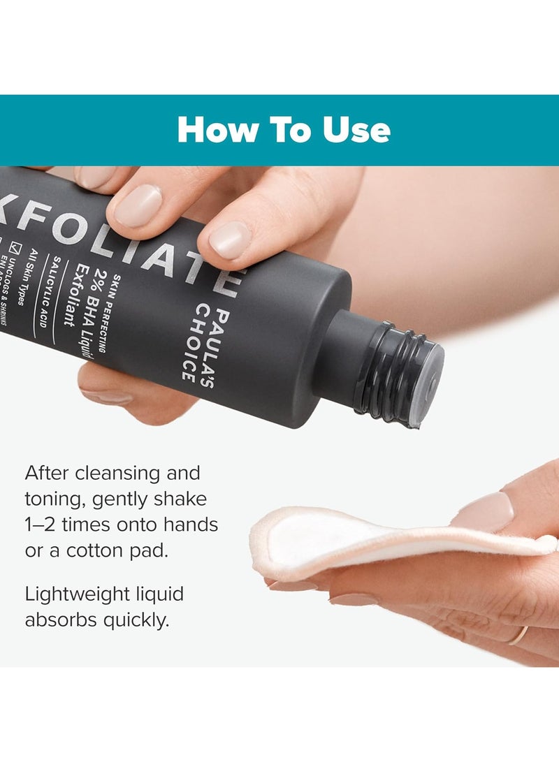 Paula's Choice Skincare Skin Perfecting Liquid Exfoliant Black-White 118ml - Image 2