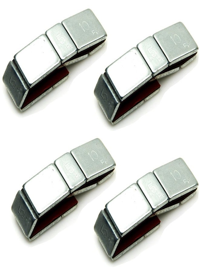 Que-T Metal Counterweight Weight Balance Block for 1:10 1.9" 2.2" Wheel Rim RC Crawler Axial SCX10 90046 D90 TRX-4 Pack of 4 - Image 3