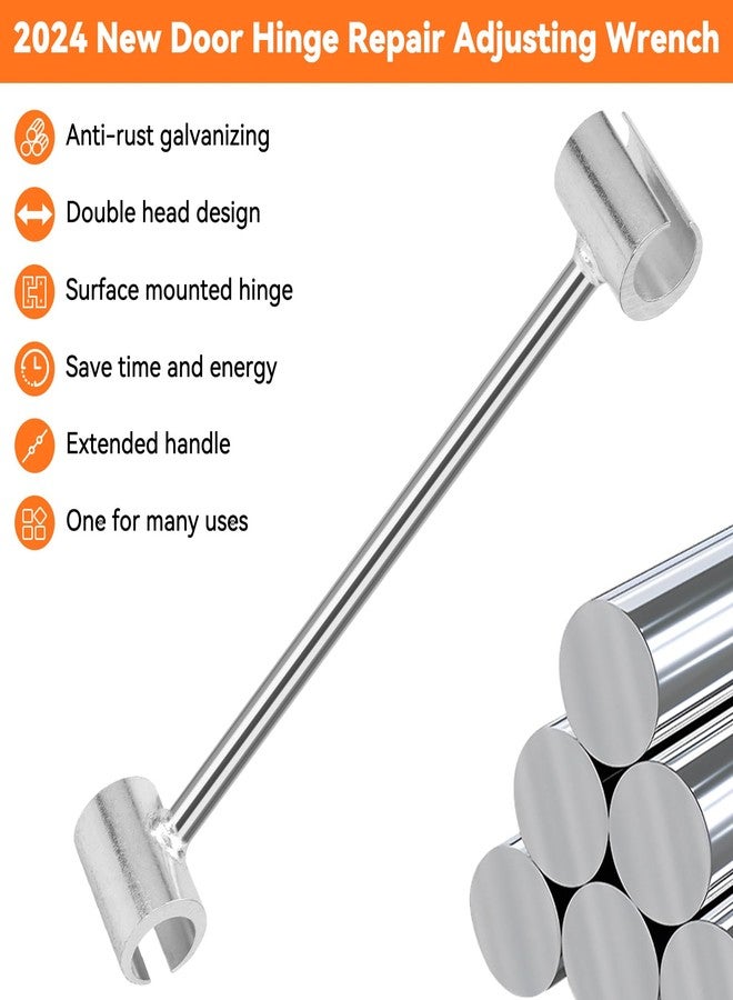 Makerfire Door Hinge Adjustment Tool (19-23mm), Hinge Gap Adjusting Wrench, Door Hinge Repair Spanner Bender Tool for Various Door Hinge Gap Adjustment - Image 3