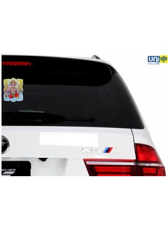 Uniq UNIq PANCHMUKHI Hanuman JI Glossy Finish Sticker for Temple Home Office Car Bike Laptop Bottle Door Windows Bumpers Walls etc (9x9 CM)  - Image 4