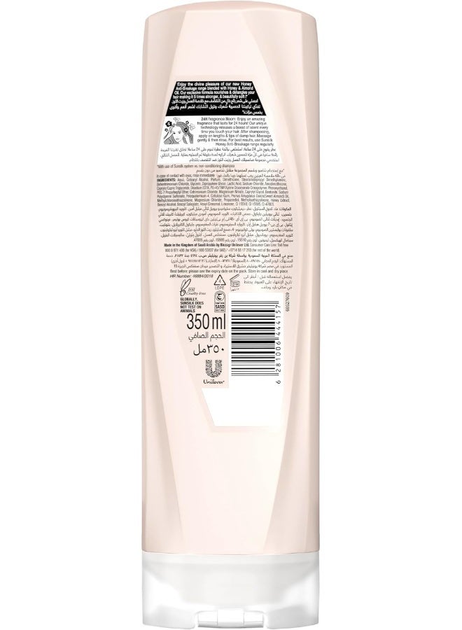 Sunsilk بلسم شعر سنسلك، مضاد للتكسر مع عسل وزيت لوز - 350 مل - Image 2