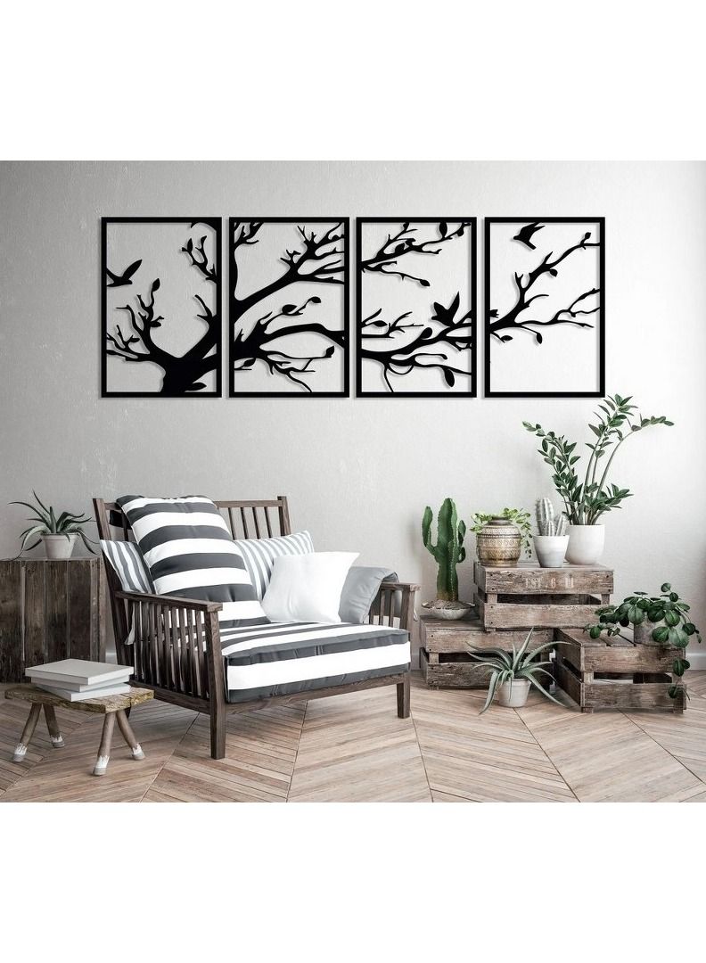 Home Gallery Tree of Life Wall Art - Set of 3 Panel Each 80x50 - Image 1