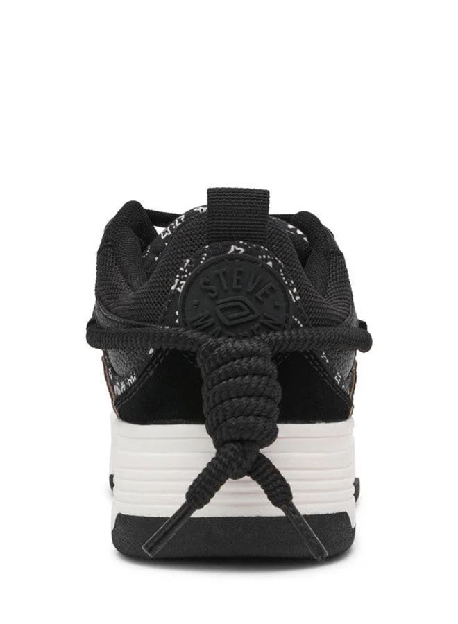 Steve Madden  Brouhaha Black Multicolor Women's Sneakers for Women | Best Price UAE